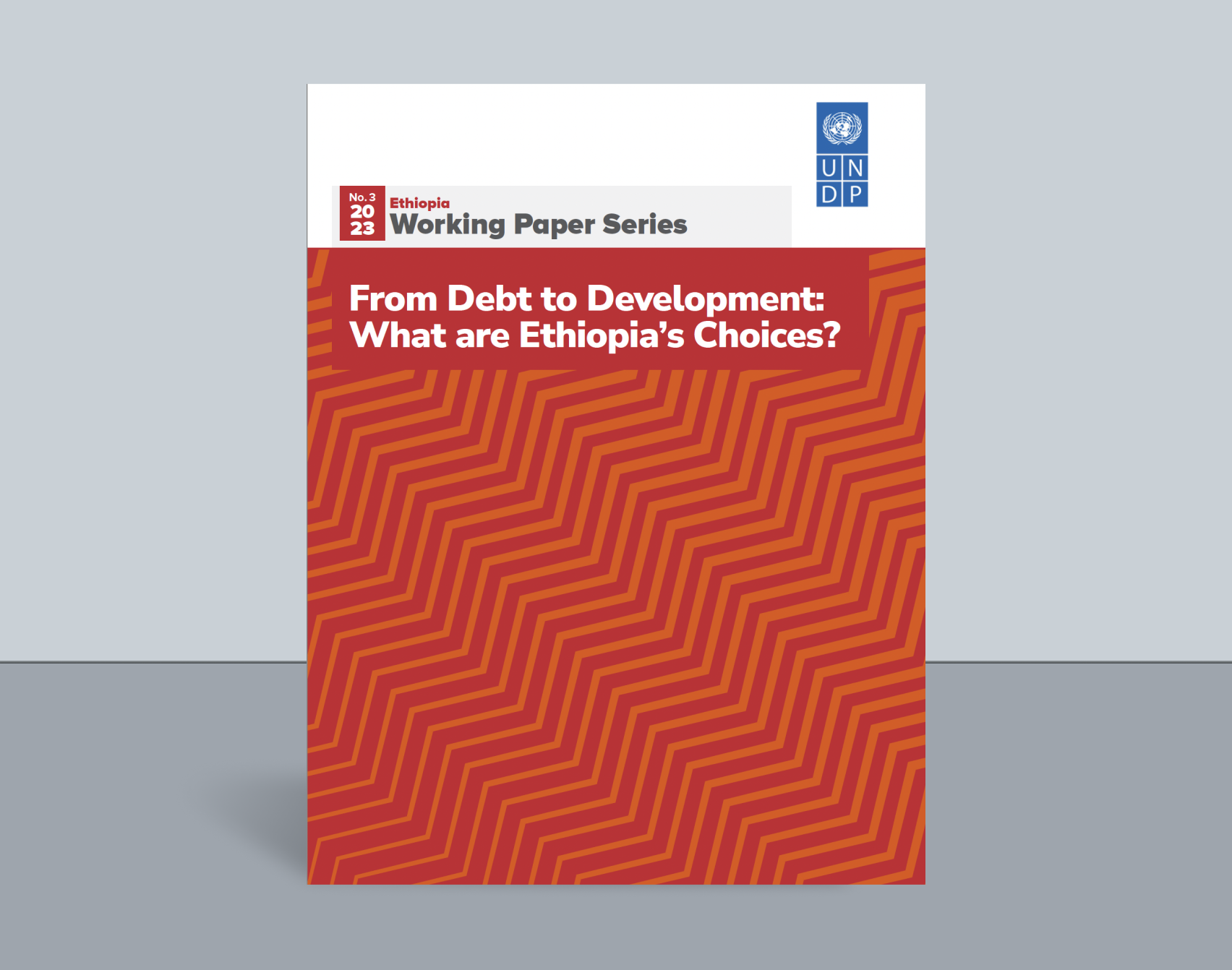 A cover of the publication with a title &quot;From Debt to Development: What are Ethiopia's Choices?&quot;